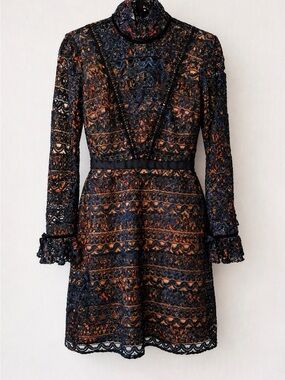 SALONI Multicolor Lace Dress NWT Size 6